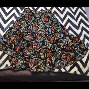 🦋🦋Beautiful butterfly short to long flare skirt